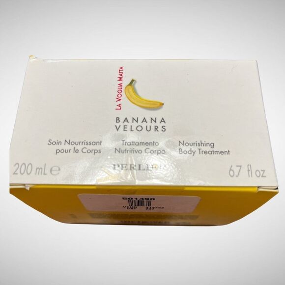 Perlier BANANA VELOURS Body Butter Treatment Body Cream - 6.7 Ounces - Picture 3 of 4